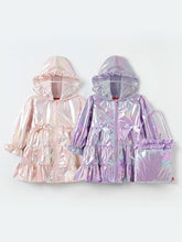 将图片加载到图库查看器,Shine Art Ribbon Raincoat