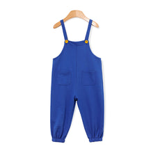 Load image into Gallery viewer, 'Mario' Overalls Top and Bottom Set (with gloves and hat)