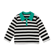 将图片加载到图库查看器,'Gudi Stripe Collar' T-shirt