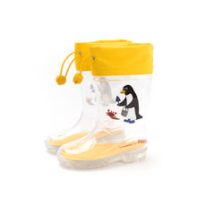 将图片加载到图库查看器,'Playing Penguin' Rain Boots