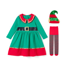 将图片加载到图库查看器,'Merry Fairy Girl' Dress(Hat and Stockings Set)