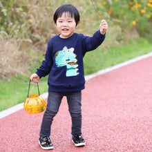 将图片加载到图库查看器,'Shiny Dino' Reversible Sequin Sweatshirt