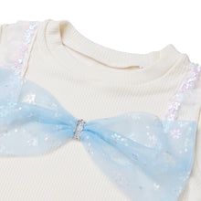 Load image into Gallery viewer, 'Snow Flake Ribbon' Long Sleeve T-Shirt