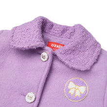 将图片加载到图库查看器,'Anna Ribbon' Wool Coat