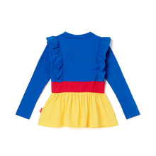 将图片加载到图库查看器,'Red Ribbon Princess' Rash Guard Swimsuit Set(Swim Cap)