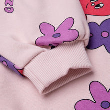 将图片加载到图库查看器,Heart Rabbit With Flowers' Sweatshirt