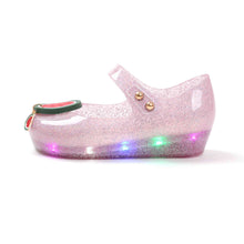 将图片加载到图库查看器,'Crunchy Watermelon' LED Jelly Shoes