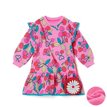 将图片加载到图库查看器,'Pretty Cherry' Warm Fleece Dress(Bag Set)