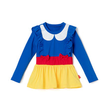 将图片加载到图库查看器,'Red Ribbon Princess' Rash Guard Swimsuit Set(Swim Cap)