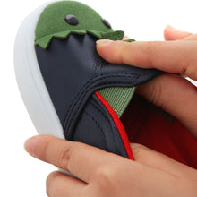 将图片加载到图库查看器,'Spiky Dinosaur' LED Slip-On Shoes
