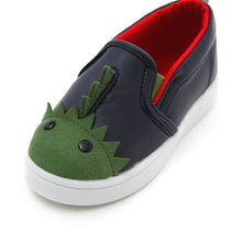 将图片加载到图库查看器,'Spiky Dinosaur' LED Slip-On Shoes