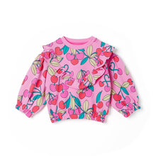 将图片加载到图库查看器,'Cute Cherry' Warm Fleece Top and Bottom Set