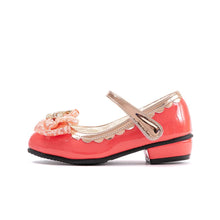 将图片加载到图库查看器,girls coral fur mary jane shoes