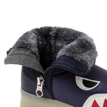 将图片加载到图库查看器,boys navy padded boots