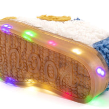 将图片加载到图库查看器,kids led fur sneakers