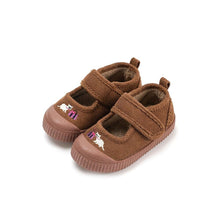 将图片加载到图库查看器,kids camel fur slip on shoes