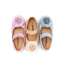 Load image into Gallery viewer, girls flower mary jane shoes