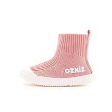 Load image into Gallery viewer, kids pink sock sneakers
