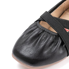 将图片加载到图库查看器,toddler black flat shoes