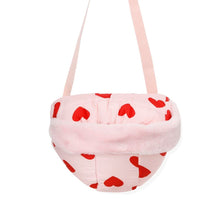 Load image into Gallery viewer, girls pink heart padded jacket bag