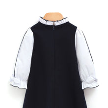将图片加载到图库查看器,girls navy dress