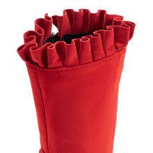 将图片加载到图库查看器,girls winter red long boots