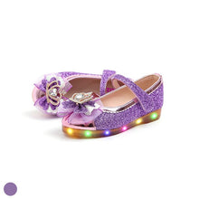将图片加载到图库查看器,girls purple led mary jane shoes