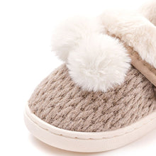 将图片加载到图库查看器,kids brown knit fur shoes