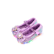 将图片加载到图库查看器,girls purple fur mary jane shoes