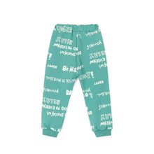 Load image into Gallery viewer, kids mint printed pants
