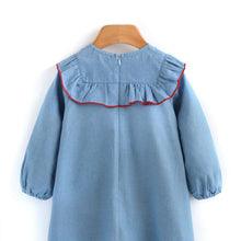 将图片加载到图库查看器,girls denim dress