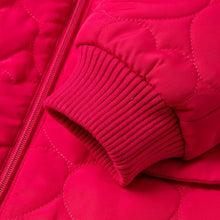 将图片加载到图库查看器,girls pink padded jacket