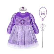 将图片加载到图库查看器,purple princess costume dress