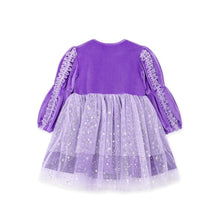 将图片加载到图库查看器,purple princess costume dress
