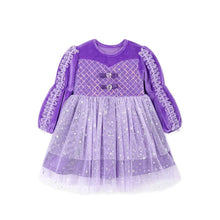 将图片加载到图库查看器,purple princess costume dress