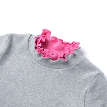 Load image into Gallery viewer, girls melange frilled t-shirt