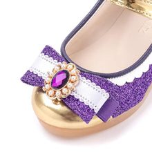 将图片加载到图库查看器,purple mary jane shoes with led for girls
