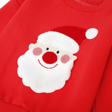 Load image into Gallery viewer, kids red santa sweatshirt