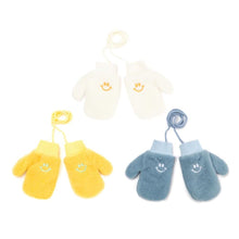 Load image into Gallery viewer, kids smiley mittens