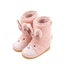 将图片加载到图库查看器,kids pink winter boots