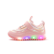 将图片加载到图库查看器,kids led sneakers