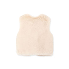 将图片加载到图库查看器,girls beige fleece vest