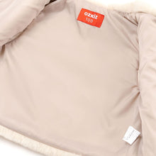 将图片加载到图库查看器,girls beige fleece vest