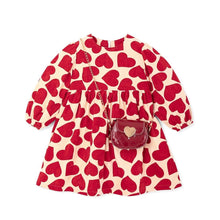 将图片加载到图库查看器,girls heart printed dress