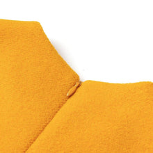 将图片加载到图库查看器,girls yellow wool dress