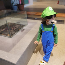 Load image into Gallery viewer, 'Luigi' Overalls Top and Bottom Set (With Hat and gloves)
