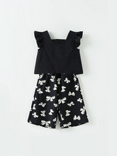 将图片加载到图库查看器，Black Ribbon Outfit Set
