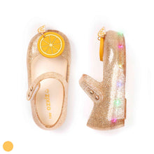 将图片加载到图库查看器，'Tok Tok Orange' LED Jelly Shoes
