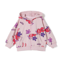 将图片加载到图库查看器，Pounding Heart Rabbit' Zip-up Hoodie
