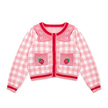 将图片加载到图库查看器，'Milk Berry' Knit Cardigan
